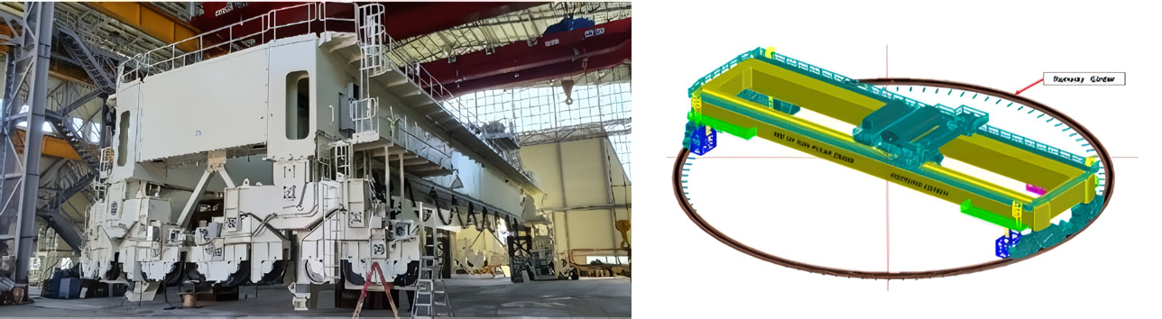 Reactor Containment Building Polar Crane